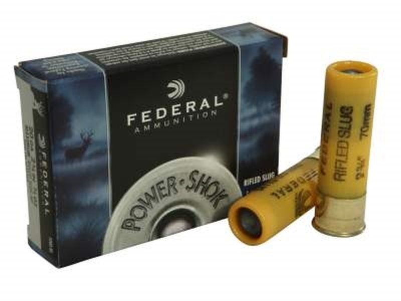 Federal .20 Gauge PowerShok Slugs