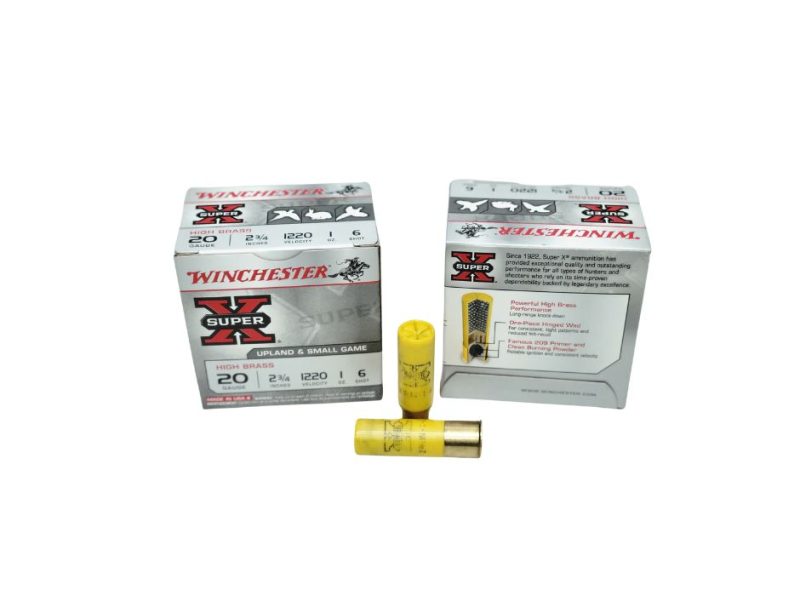 Winchester High Brass Super X 20 Gauge 2.75 1 oz. 6 Shot 1220 FPS